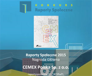 Najlepszy raport społeczny w Polsce należy do CEMEX Polska