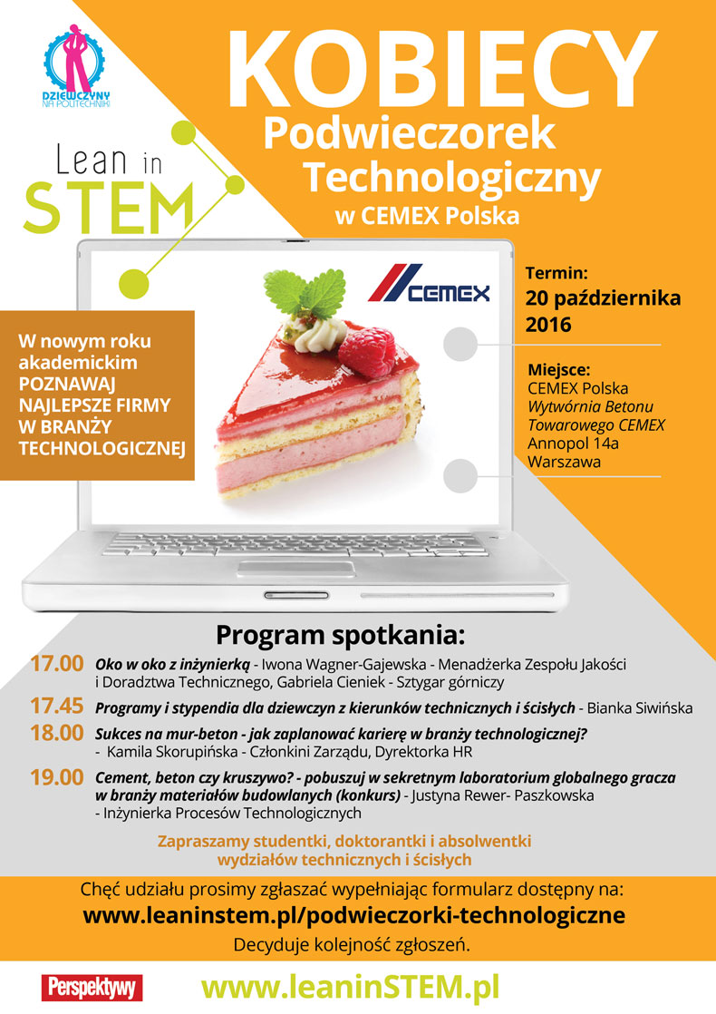 CEMEX Polska wspiera kobiety w ramach Lean in STEM