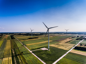 Kruszywa CEMEX na budowie farmy wiatrowej