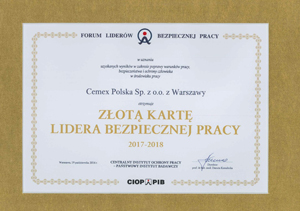 CEMEX laureatem Polskiej Nagrody Inteligentnego Rozwoju