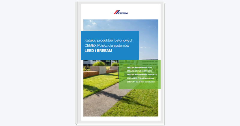 katalog leed, katalog breeam, cemex leed, cemex breeam
