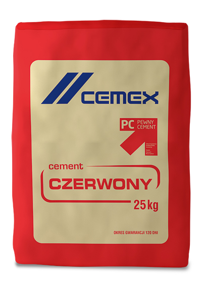 Cement CZERWONY
