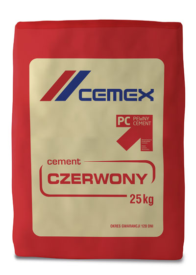 Cement CZERWONY