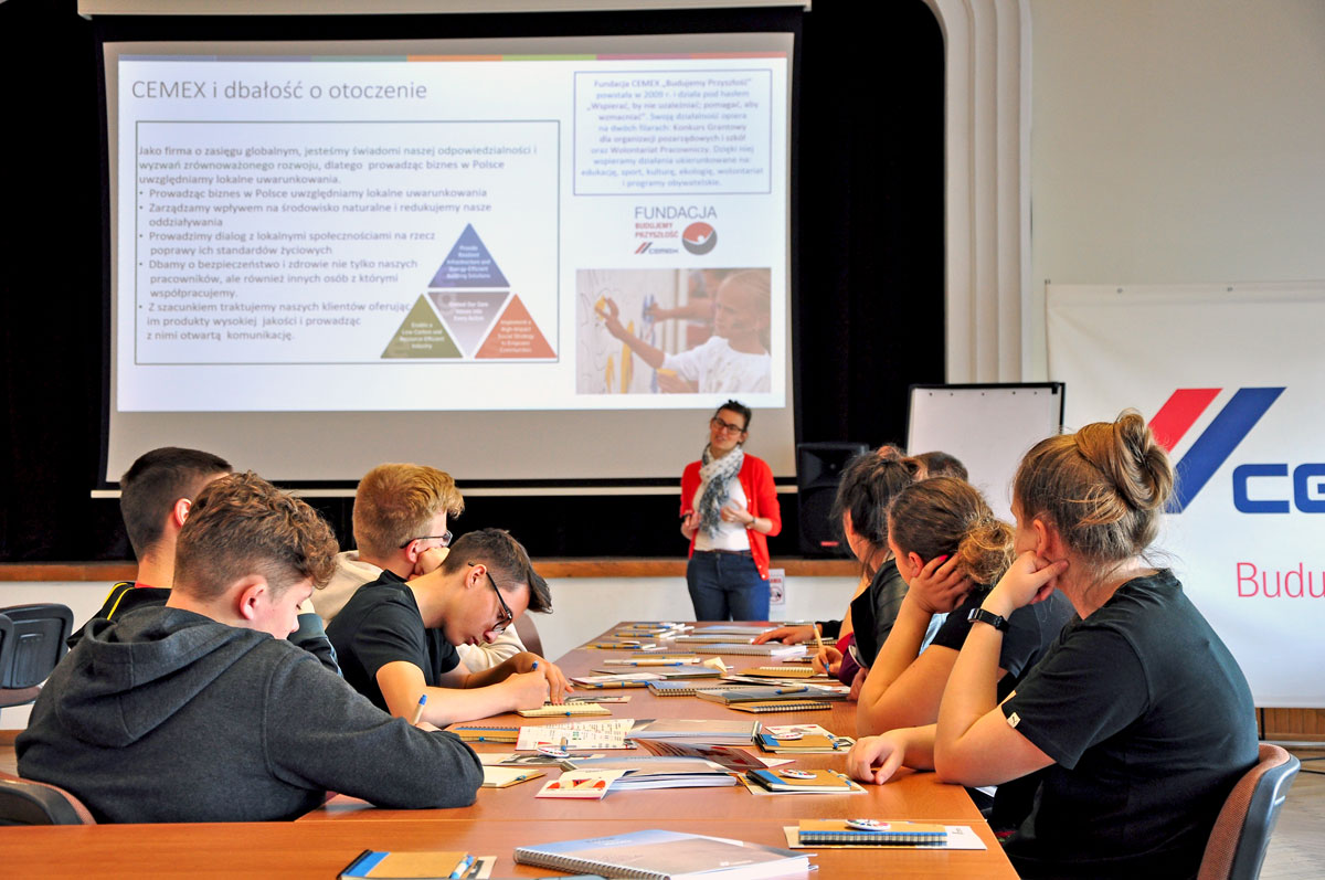 cykl spotkań edukacyjnych w Cementowni Chełm