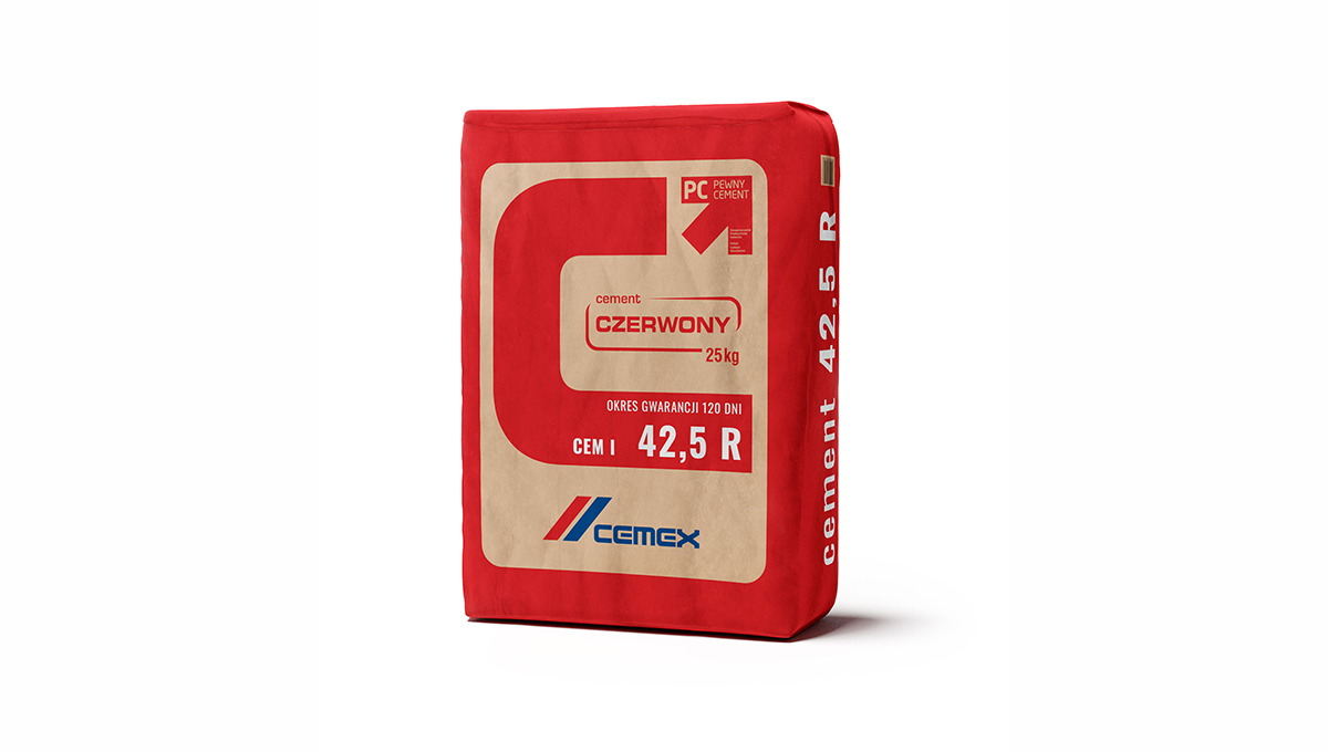 Cement CZERWONY CEM I 42,5 R
