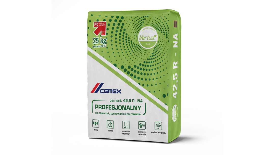 cement vertua, vertua, cement workowany, cement ekologiczny, cement w workach, cement cemex